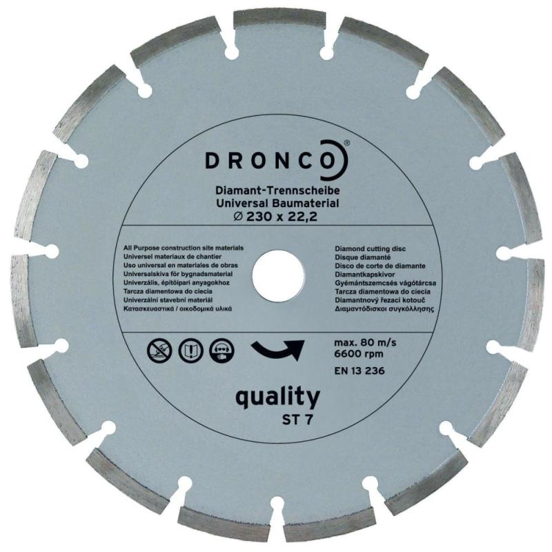 Diamantklinga 115x2x22,2mm Dronco