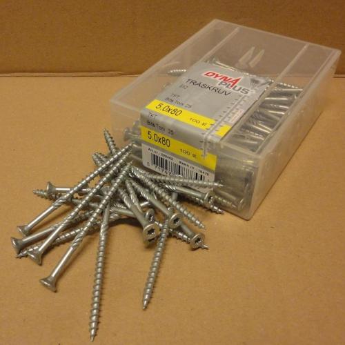 Träskruv 6,0x70mm 100st Dynaplus