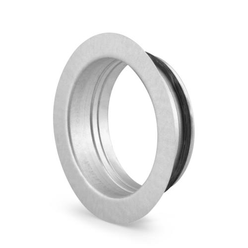 Inloppsrör av galvaniserad stålplåt. Ø100, 125, 160 mm