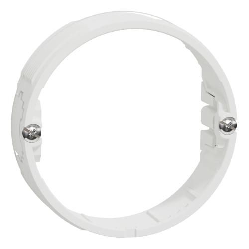 Skruvring Gängad Låg Vit Elko