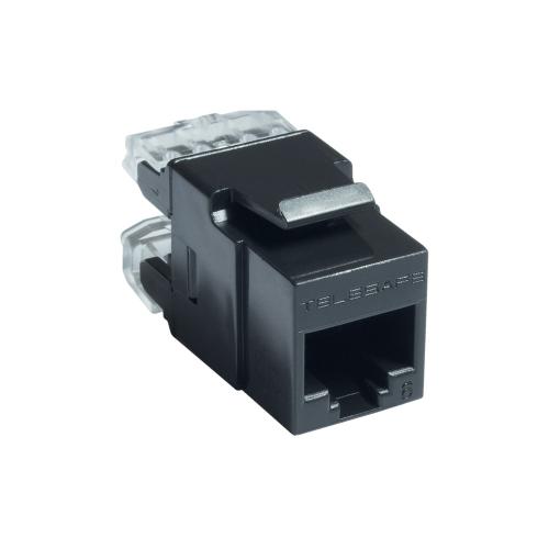 Jack Keystone 180Grader UTP C6 Svart 24st Elko