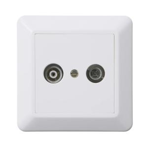 Antenna Socket 8dB RS Pure White Elko