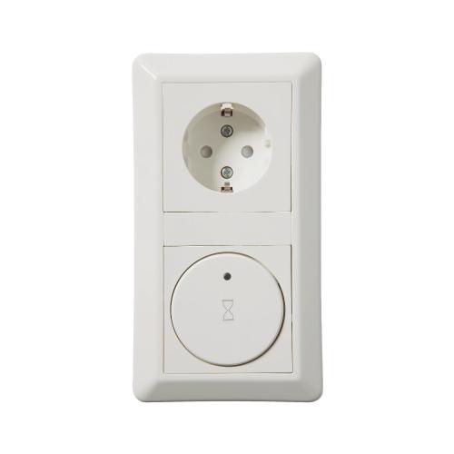 Timerkit Infälld 2300W 250V 10A Fjällvit Elko