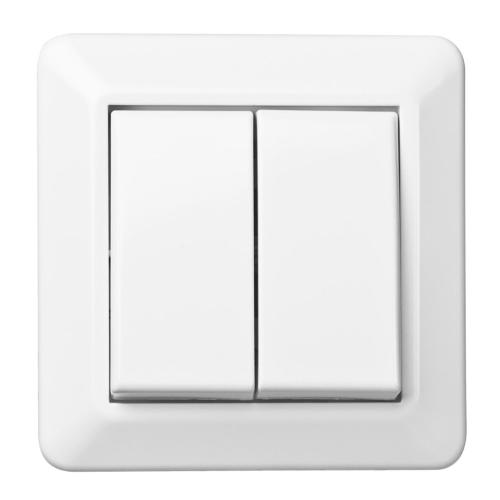 Strømafbryder D-Trapp Skruemontering Indbygget 250V 16A Bjerghvid Elko