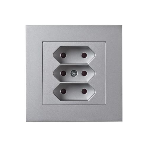 Outlet 3-Way Inf EURO Screw Aluminum Elko