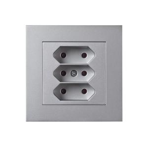 Outlet 3-Way Inf EURO Screw Aluminum 5pcs Elko