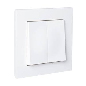 Switch Crown With Screw 16A 250V IP20 Mountain White Elko