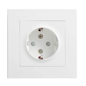 Outlet 1-Weighed With Earth Inf Fast 230V 16A IP20 Mountain White Elko