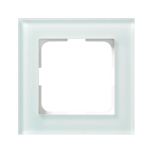 Plus Option Ramme Frost 1-Rums Glas Hvid Elko