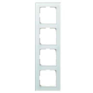 Plus Option Frame 4-Compartment Glass White Frost Elko