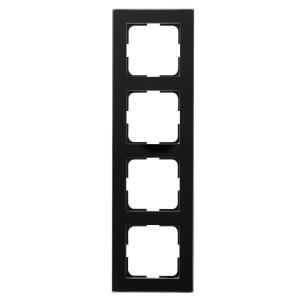 Plus Option Frame 4-Tray Glass Black Sooted Elko