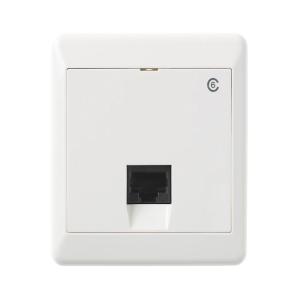 Modular Socket 1x8 K6 UTP IP20 White Elko