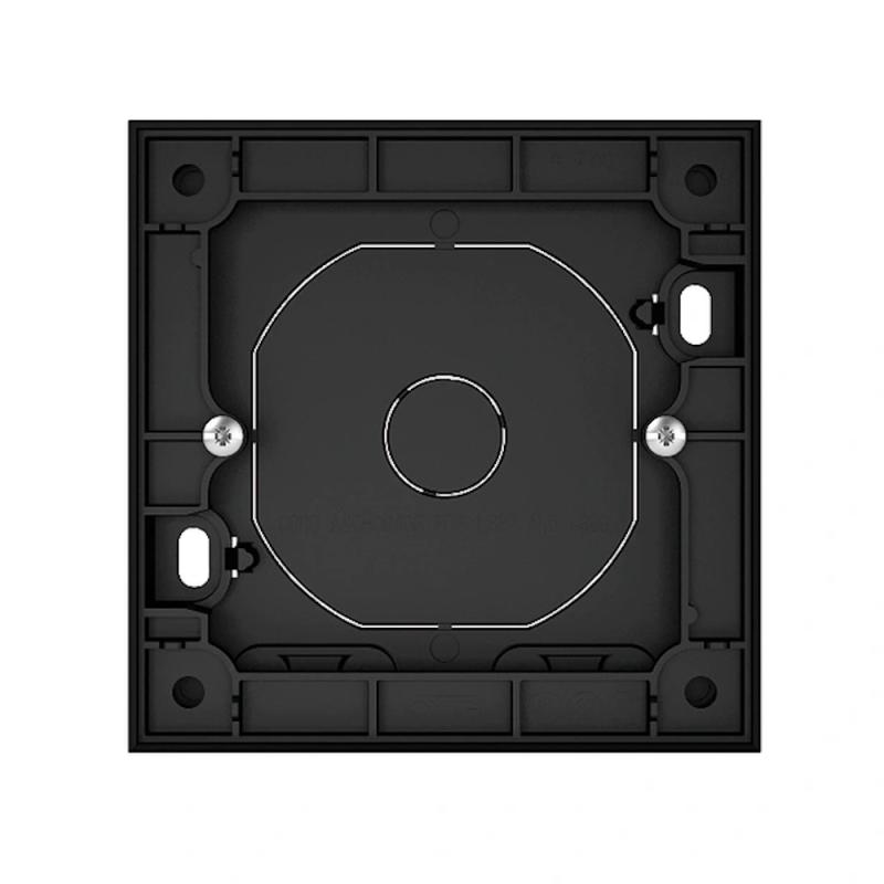 Plus Förhöjningsram 1-Fack 40mm IP21 Svart Elko
