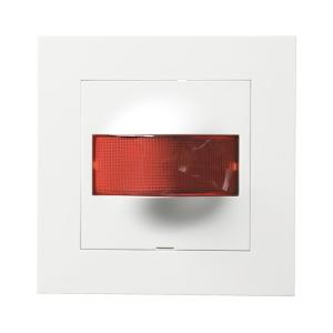 Electrical Ground Light Red 4.5W 230V IP20 Mountain White Elko