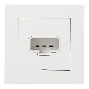 Lamp Socket DCL Wall Socket Inf With Plug Plus 230V 6A White Elko