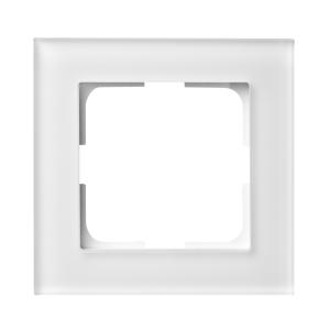 Plus Option Frame 1-Compartment Glass Chalk White Elko