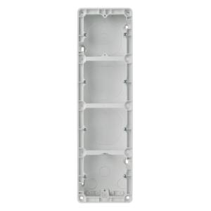 Extension Frame 4-Compartments 35mm IP21 Mountain White 10pcs Elko