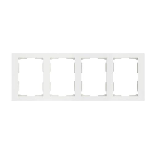 Plus Kombinationsramme 2-Vejsudtag 4-Fack Bjerghvid 5stk Elko