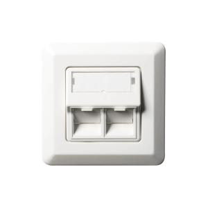 Socket Straight 1x8 UTP C6 TL Mountain White Elko