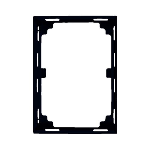 Dekorram Plus 1,5-Fack Svart Elko