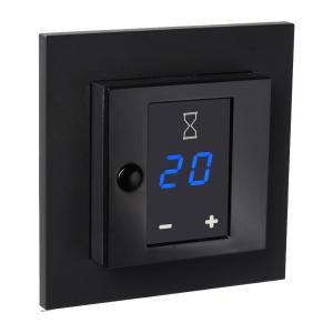 Plus Timer 2-Pole 16A 230V Display Plastic Black Elko