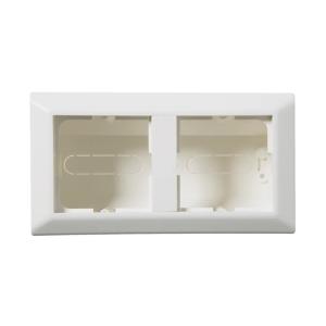 Corner Box 2-Compartments IP21 Mountain White Elko