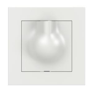 Lamp Socket DCL Wall Recessed Plus 6A 250V IP20 Mountain White Elko