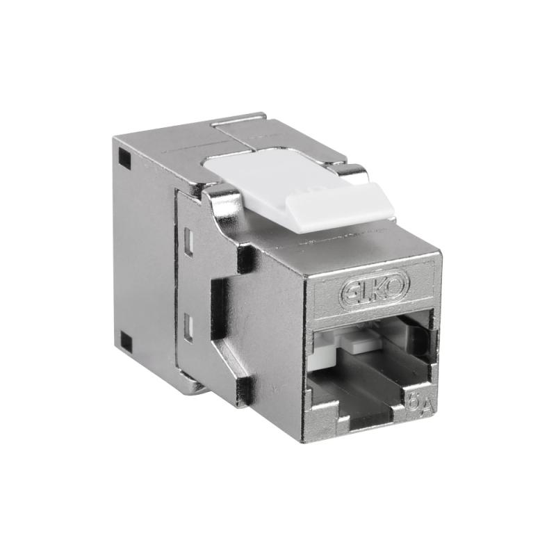 Modularjack Croco STP 6A Silver 24st Elko