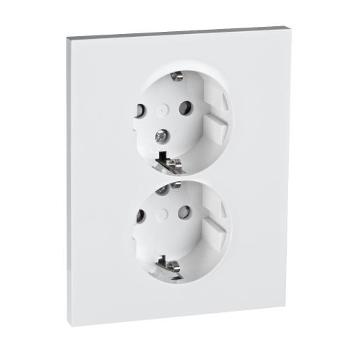 Afdækning Til 2-Væg Til Dekorramme Plus Bjerg Hvid Elko