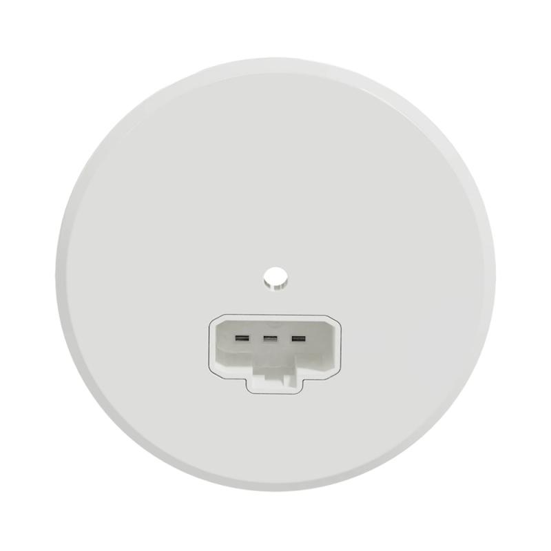 DCL-Uttag Tak Låg Infällt 250V 6A Renvit Elko