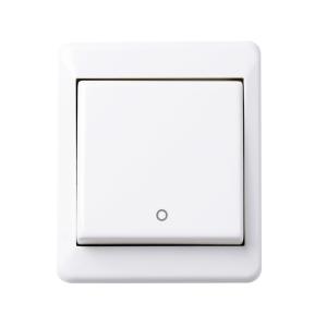 Switch 2-Pole Quick Connection UTP 16A 250V Pure White Elko