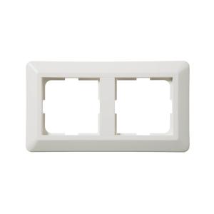 Combination Frame 2-Compartment 90x90mm Mountain White Elko