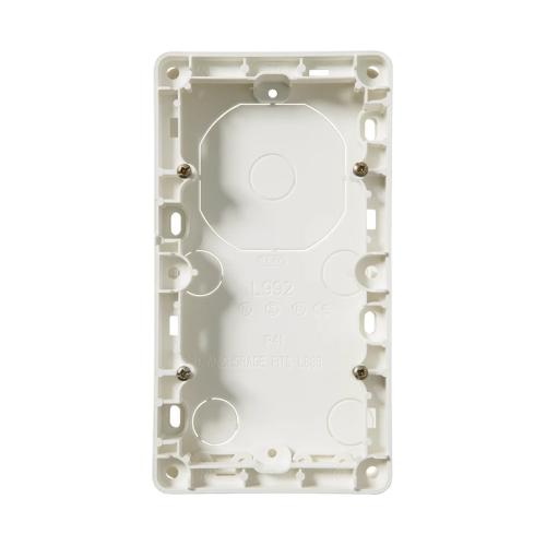 Forlængerramme 2-Rum 18mm IP21 Bjerghvid Elko