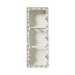 Root Frame 3 Compartments 33mm IP21 Mountain White Elko