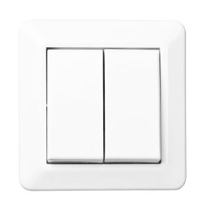 Switch Crown Recessed Without Claws 16A 250V Pure White Elko