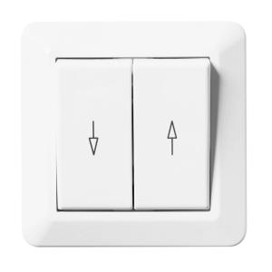 Awning Switch Recessed 3600W 250V Pure White Elko