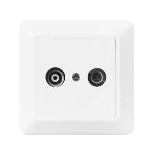 Antenna Socket 1dB RS Pure White Elko