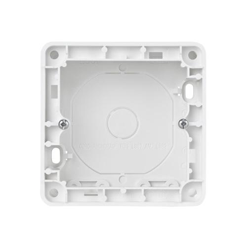 Forøgningsram 1-Fack 35mm IP21 Ren Hvid Elko