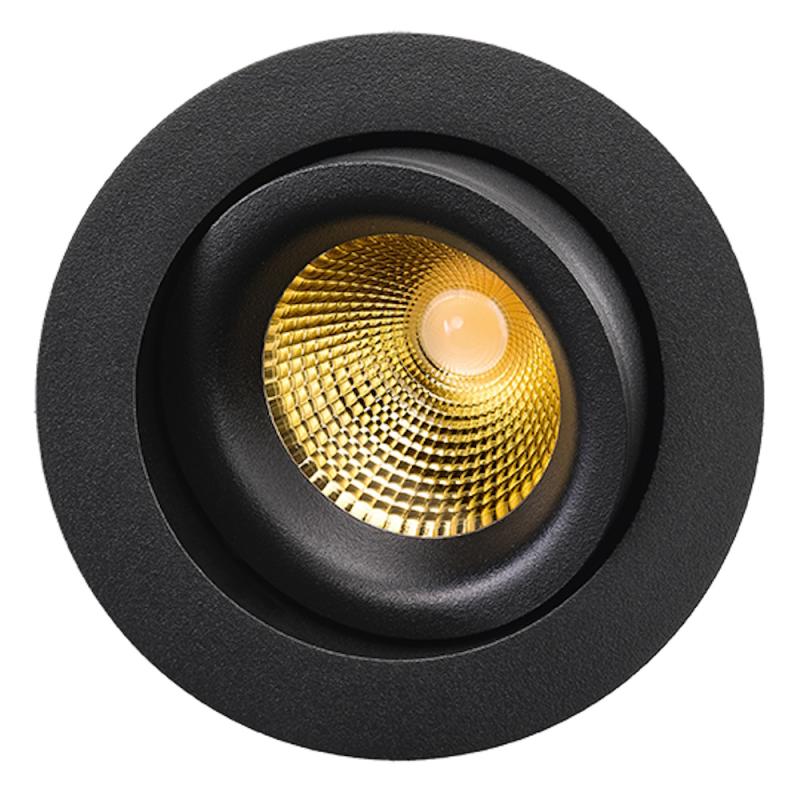 Downlight Junistar, Svart/Guld, LED, 7W, SG Armaturen 902234