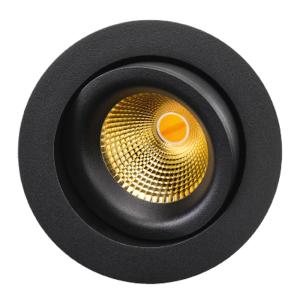 Downlight Junistar, Svart/Guld, Dim To Warm, LED, 7W, SG Armaturen 902236