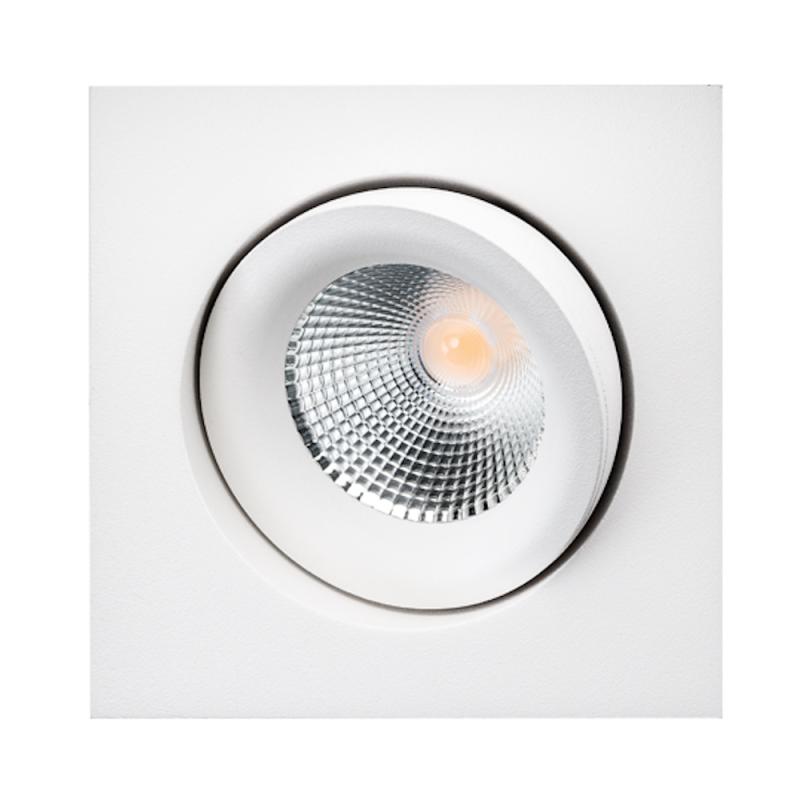 Downlight Junistar Square, Vit, LED, 7W, SG Armaturen 902583