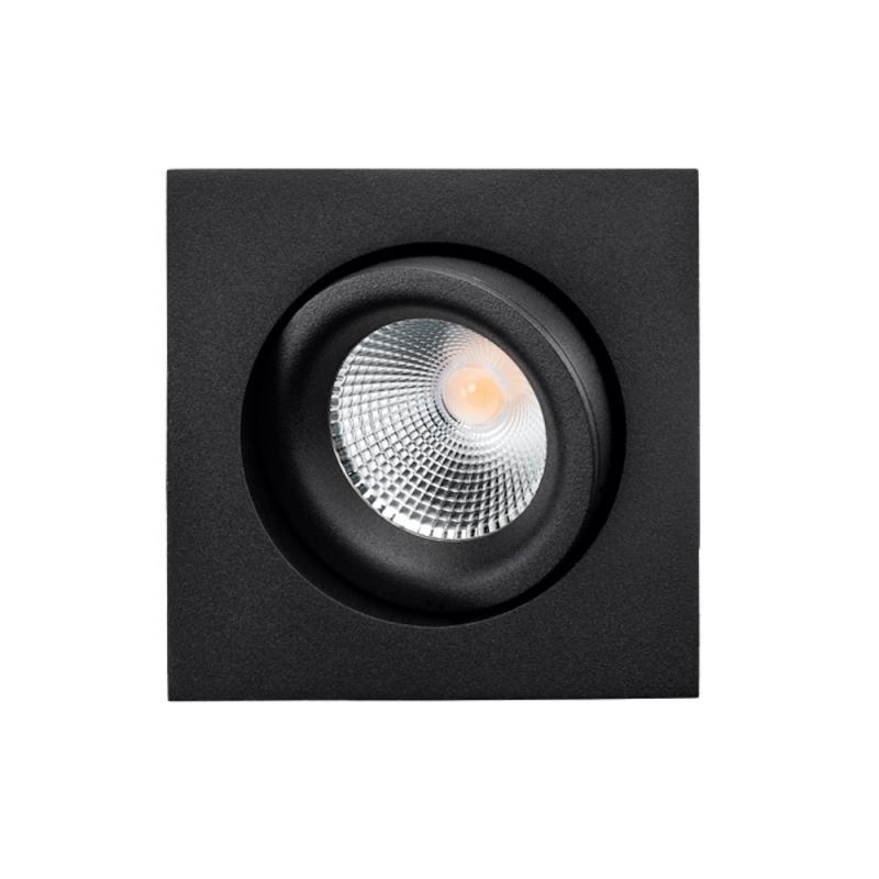 Downlight Junistar, Svart, Square, LED, 7W, SG Armaturen 902587