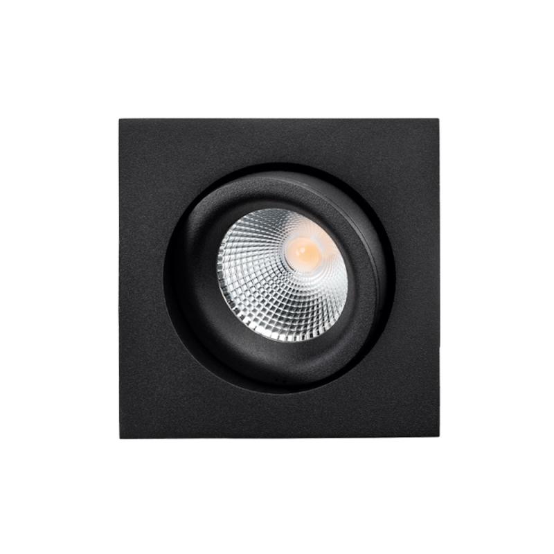 Downlight Junistar, Svart, Square, LED, 7W, SG Armaturen 902588