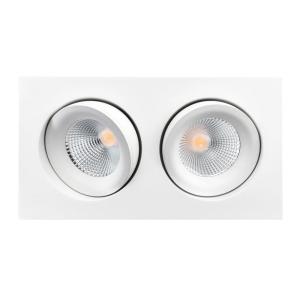 Downlight Junistar Square Dali White, LED, 2x7W, SG Armaturen 902609