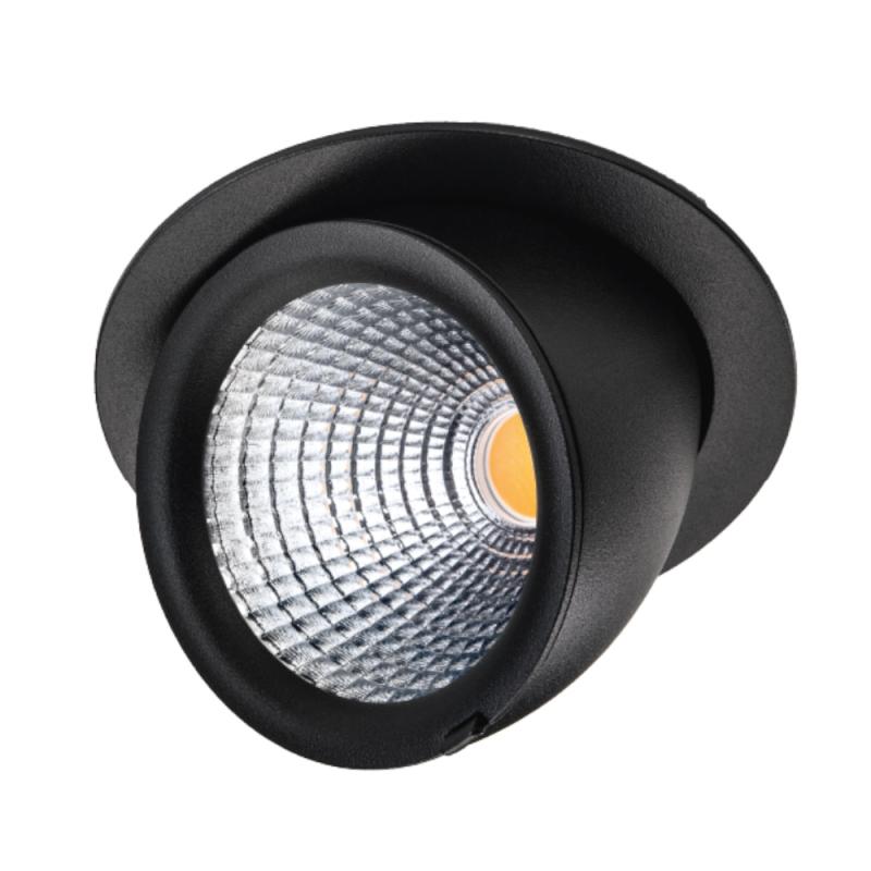 Downlight Exclusive Midi, Svart, LED, 26W, 2770lm, Bakkantsdimmer, SG Armaturen 902632