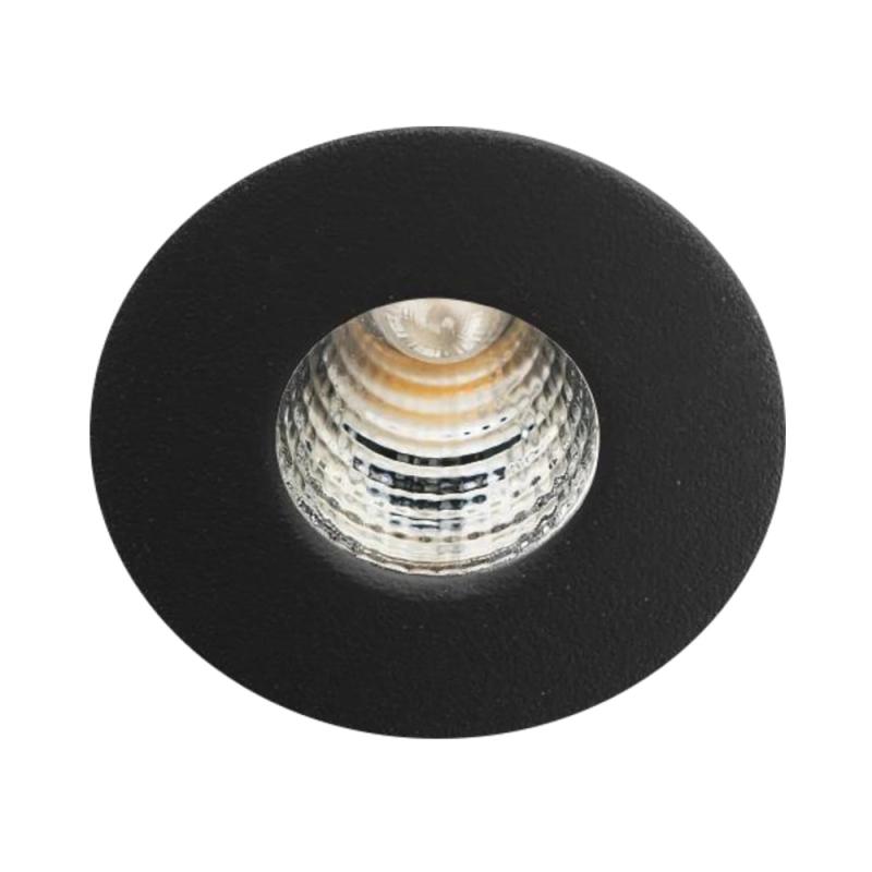Downlight Nano 36D, Svart, LED, 1W, SG Armaturen 907007