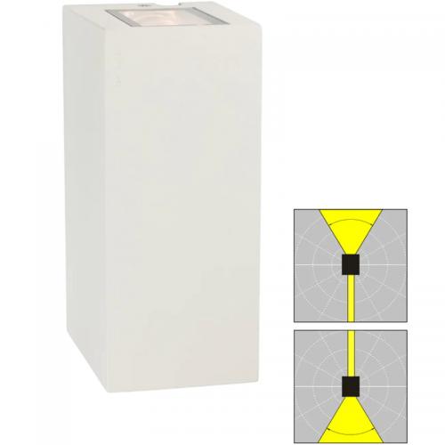 Väggarmatur Lillehammer LED Vit 62°/Pelare