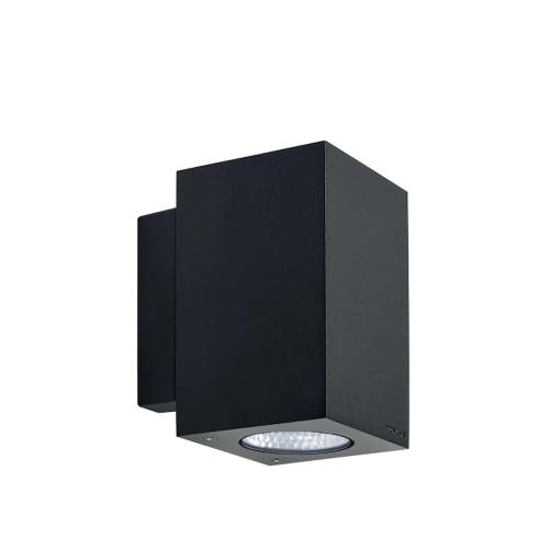 Sandvik Vägg Svart 3000K 8W 220-240V Norlys 1742B