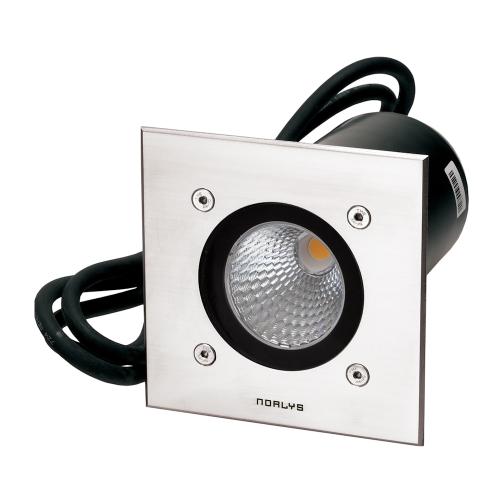 Markarmatur Rena Stål 8W 220-240V 3000K Aluminium Norlys 1766ST