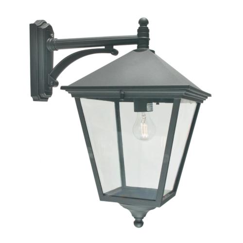 Væglampe London Big, Down, E27, Sort, LED, 77W, Norlys 493B